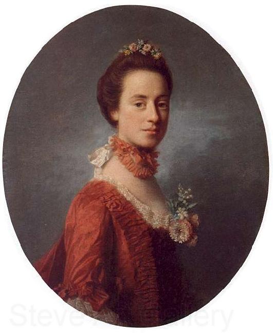 Allan Ramsay Lady Robert Manners Norge oil painting art